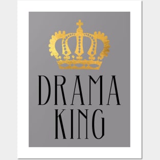 Drama King Gold Posters and Art